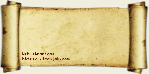 Jesenka Stanimirović vizit kartica